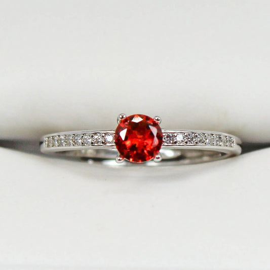 Channel set band with Gemstone